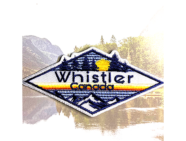 Whistler Canada Mountains And Trees Patch