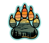 Bear Claw Shaped Whistler Canada  Bumper Sticker