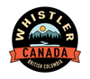Round Whistler  British Columbia Bumper Sticker