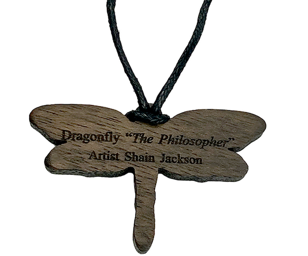Aboriginal Necklace with Wooden Pendant