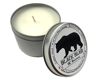 Canned Scented Candle Black Bear
