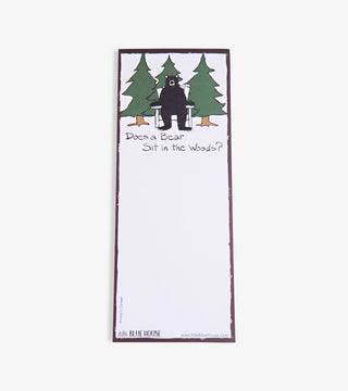 Bear Sitting in the Woods Magnetic Notepad