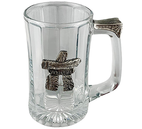 Tankard Inukshuk  Pewter  Embellished 