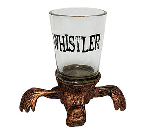 Upside Down Moose Copper Shot Glass