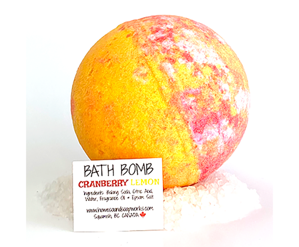 Bath Bomb Cranberry Lemon