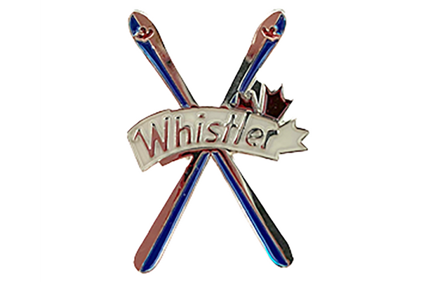 Crossed Skis Pin