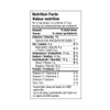 Nutrition Facts For the Sangria Mix