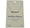 Balance Bar Charmed Necklace