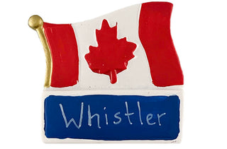 Canada Flag Magnet  Whistler Banner 
