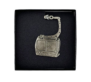 Ornament Gondola Pewter 