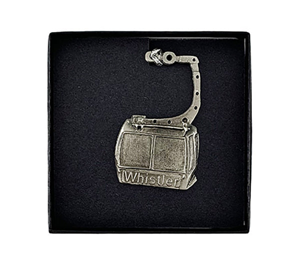 Ornament Gondola Pewter 