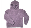 Muave Color  Ladies Whistler  Embroidered  Teddy Fleece Hooded Sweater