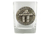 Shot Glass Inukshuk Pewter Embellished 