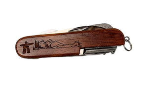 Mountain and Inukshuk Whistler Multipurpose Tool