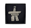 Ornament Inukshuk Pewter 