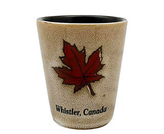 Glazed Whistler Shot Glass