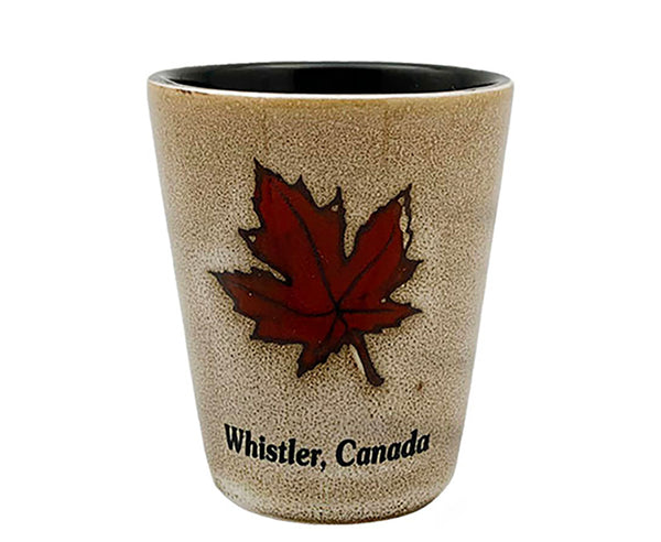 Glazed Whistler Shot Glass