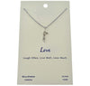 Love Script Charmed Necklace