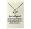 Cute Lucky  Elephant Charmed Necklace