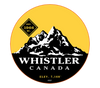 Whistler   Canada  Mountain Elevation Bumper Sticker 