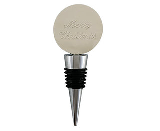 Wine Stopper Maple Leaf Pewter 