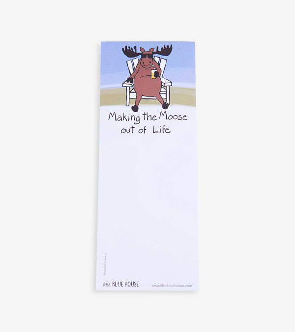 Chilling Moose Magnetic Notepad