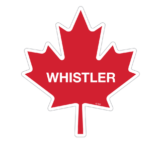 Maple Leaf Bumper Sticker 