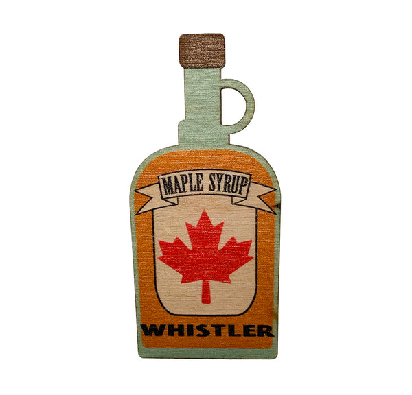 Wooden Maple Bottle Cut-out Add on Element 