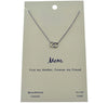 Infinity Loops Charmed Necklace for Moms