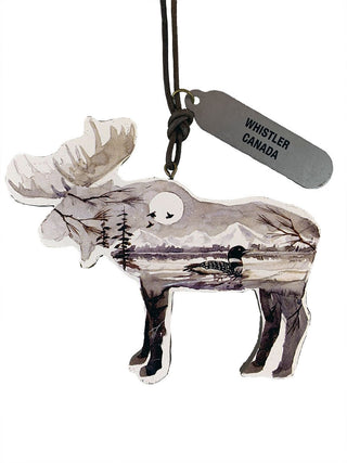 Moose Silhouette Ornament