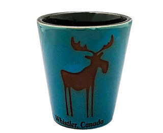 Glazed Whistler Shot Glass