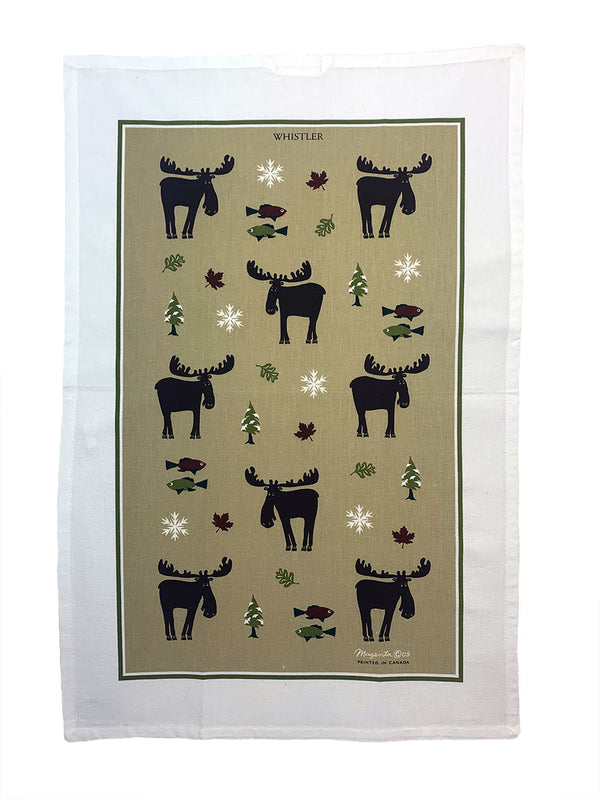 Canadiana Linen Tea Towel