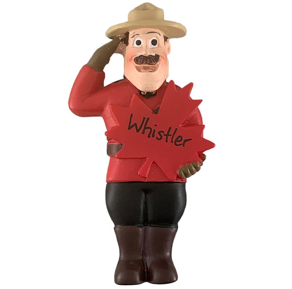 Saluting RCMP   Resin Magnet 