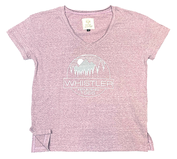 Mountain and Sun Mauve Tee
