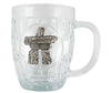 Beer Mug Inukshuk Pewter Embellished 