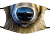15cm x 12cm Wolf Snout Face Mask