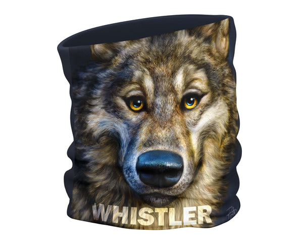 10” x 19” Wolf Face 