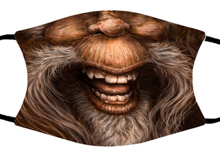 15cm x 12cm Sasquatch Snout and Grinning Face Mask