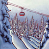 Peak to Peak Gondola in Winter Wooden Wall Art Plaque 4