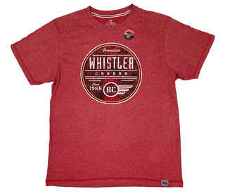 Men's Heather Red Circle 