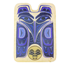 Haida Raven Wood Sticker