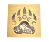 Bear Claw  Reclaimed Wood Coaster