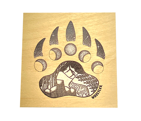 Bear Claw  Reclaimed Wood Coaster