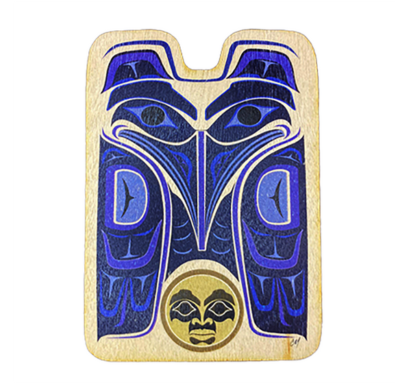 Haida Raven Wooded Wall Plaque 5