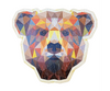 Geo Bear  Wood Sticker