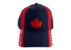 Tricolour Whistler Canada & Maple Leaf Embroidered Ballcap
