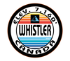 Round Whistler Bum[per Sticker
