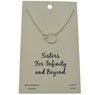 Infinity Loops Charmed Necklace