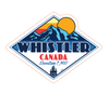 Whistler Diamond Shape  Bumper Sticker