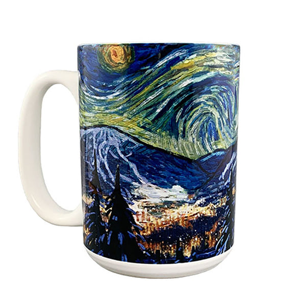 Starry Night Whistler Version Tall Mug